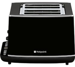 HOTPOINT TT 44E AB0 4-Slice Toaster - Black